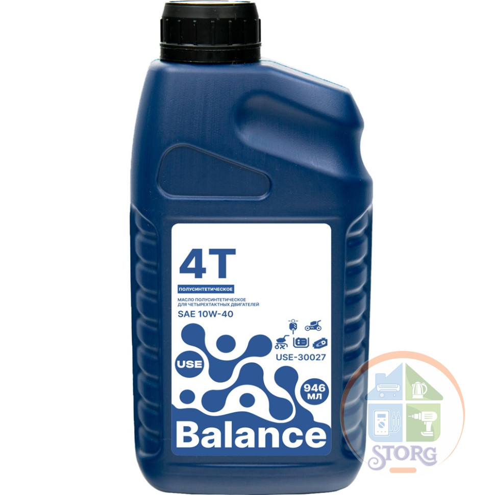 Масло USE Balance 4-х тактное полусинтетика SAE 10W-40 API SL/CF 0.946 л
