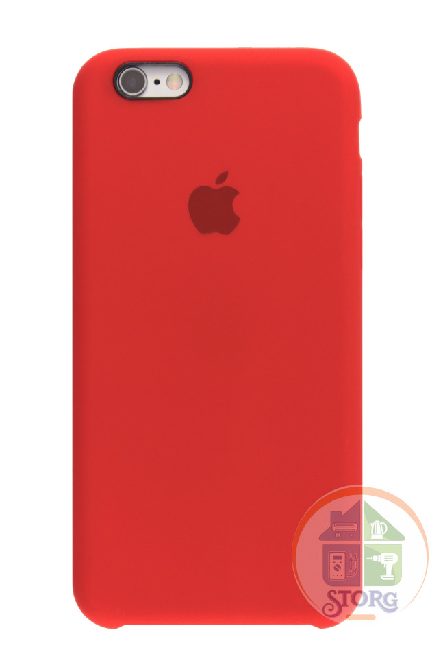 Чехол Silicone Case для iPhone 6/6s (Красный) (14)