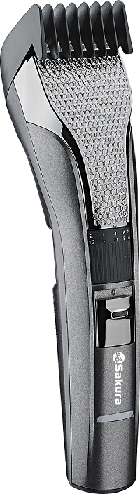 Машинка для стрижки SAKURA SA-5178S Li-Ion аккум, USB зарядка, среза волос 1-20 мм