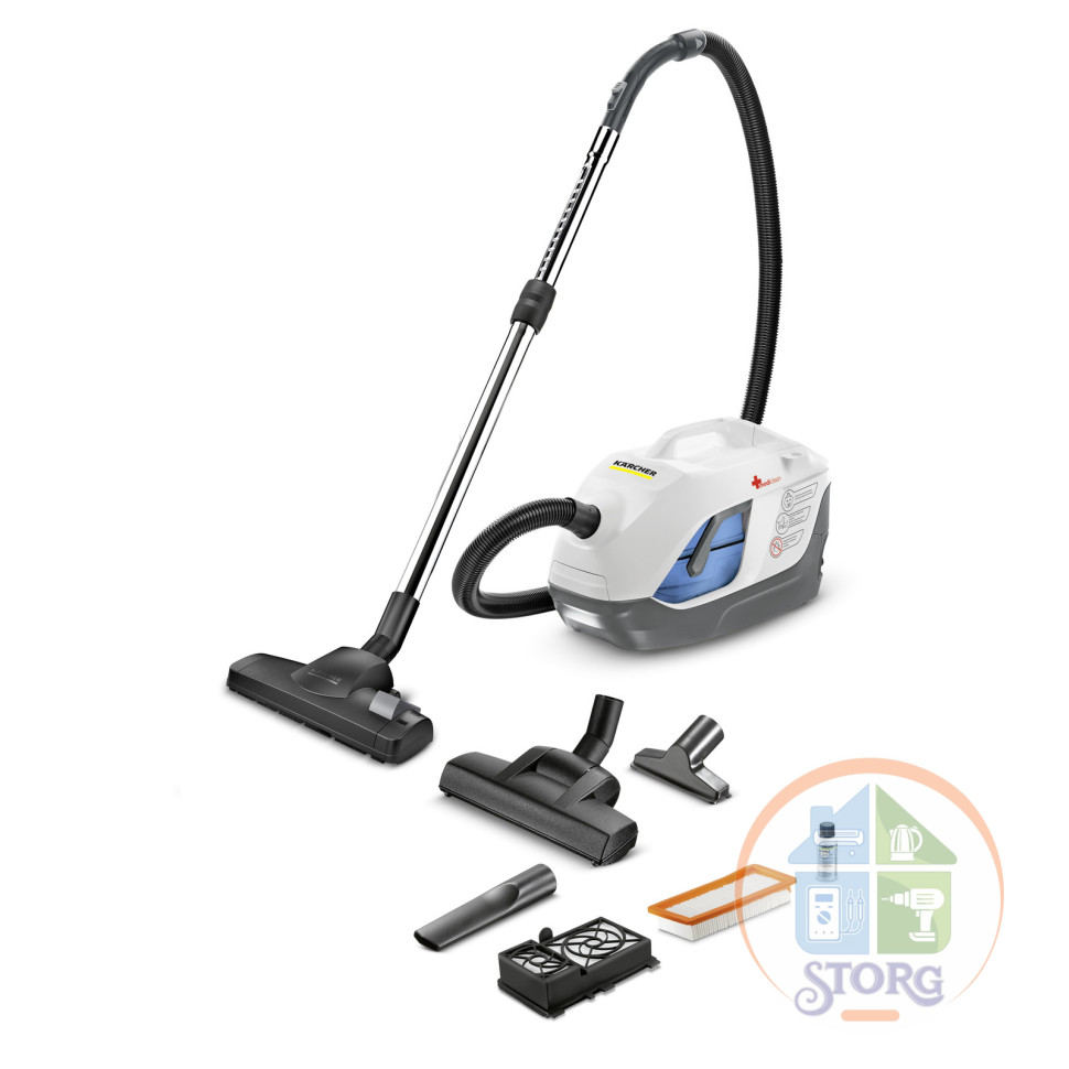 Пылесос с аквафильтром Karcher DS 6 Premium Mediclean 1400Вт