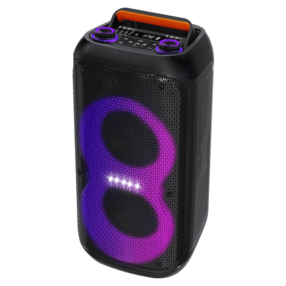 Портативная Bluetooth колонка 06" ELTRONIC (20-92 DANCE BOX 600) динамик 2шт/6.5", +2 микрофона, TWS