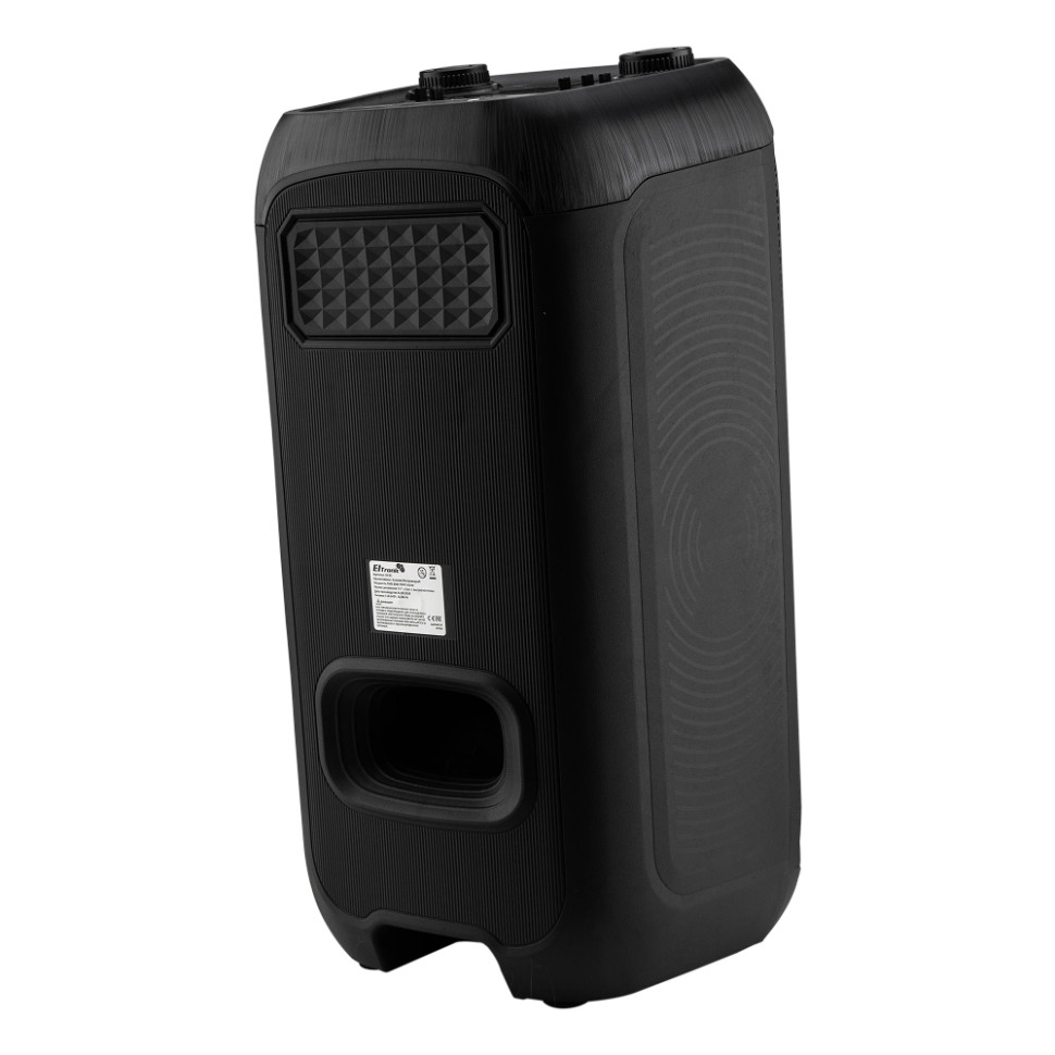 Портативная Bluetooth колонка 06" ELTRONIC (20-92 DANCE BOX 600) динамик 2шт/6.5", +2 микрофона, TWS