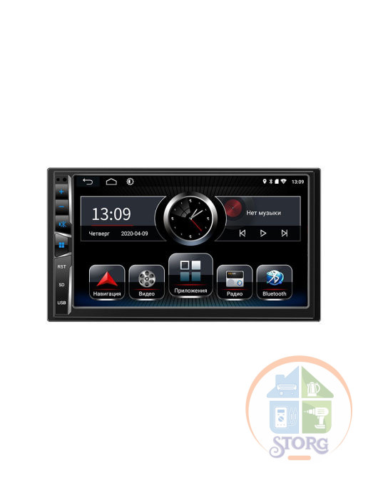 Мультимедиа SWAT AHR-7020 2 din ,DSP-lite,MP3,USB,SD,BT,7",NAVI,Android 8.1,фронт+тыл+саб
