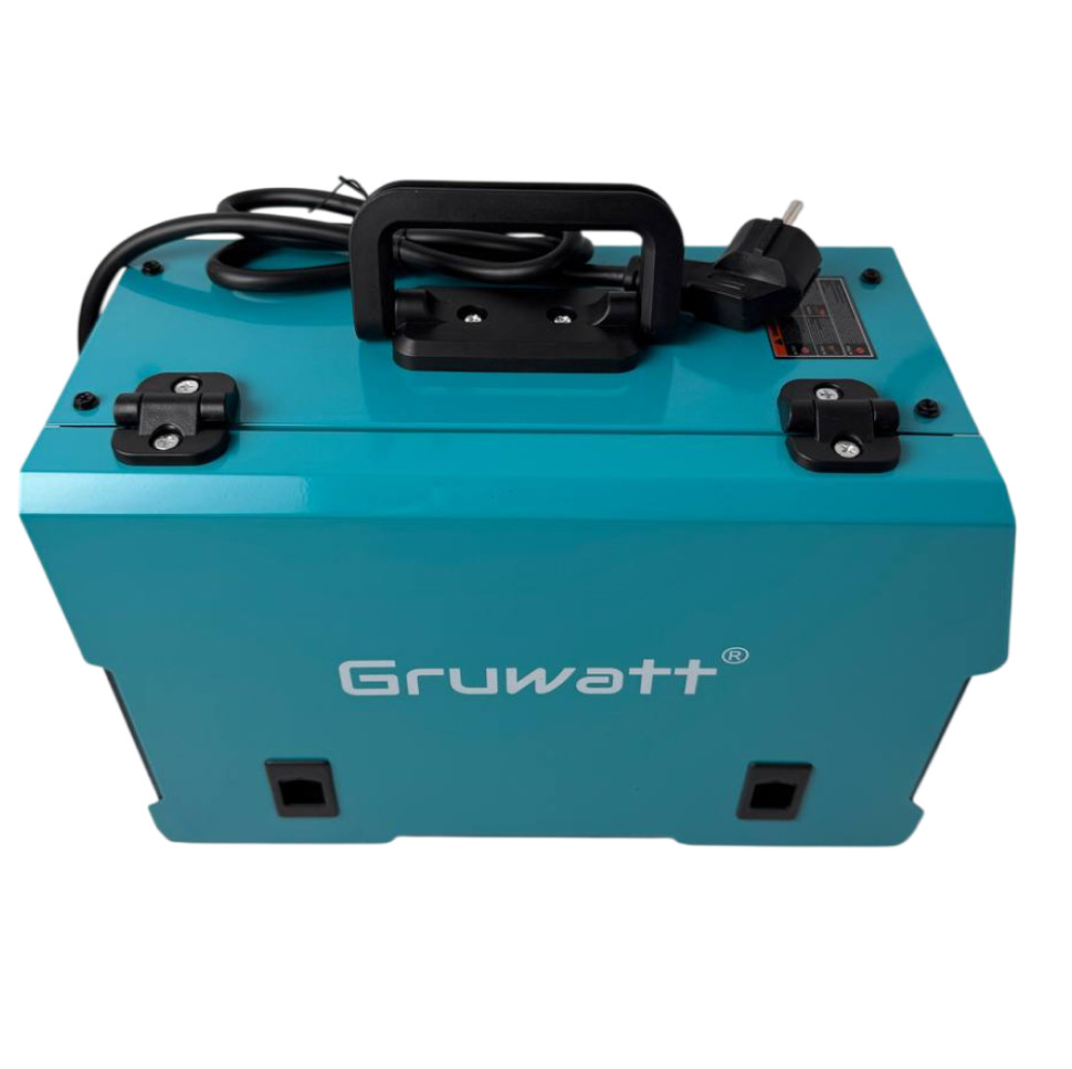 Сварочный аппарат инверторный GRUWATT GW-220X, 3в1, 20-220А, горячий старт, форсаж дуги, антиприлипание, термозащита