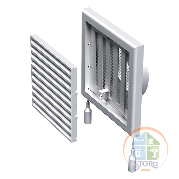 АКЦИЯ! Решетка Vents МВ 120 Рс беж.