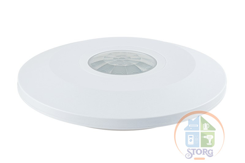Датчик движения DDP-04 потолочный Ultra Slim 360°, 2000Вт, 10-900с, 6м, 3-2000Лк, белый, duwi