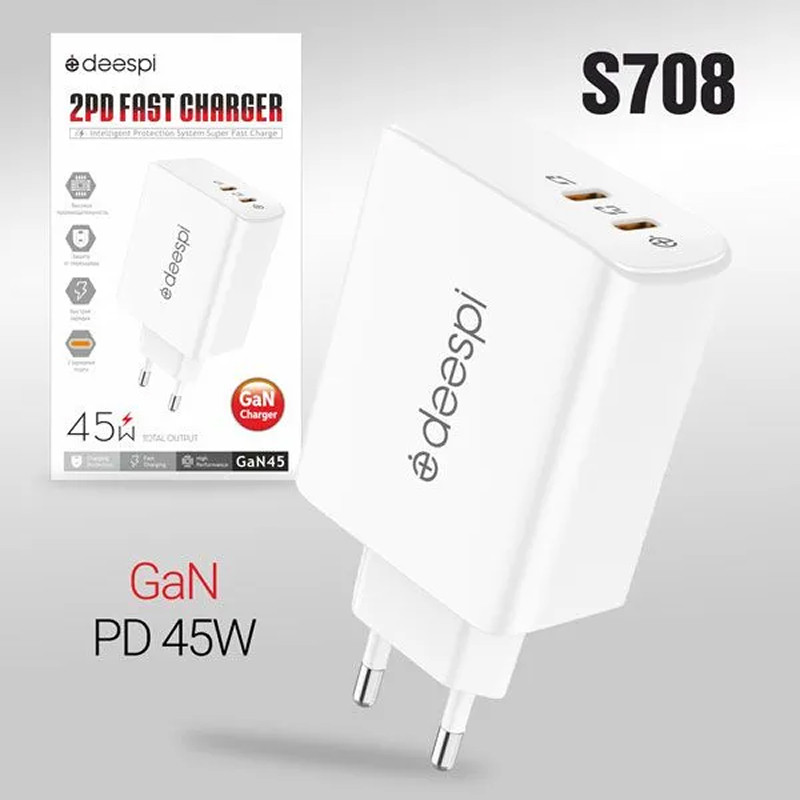 СЗУ Deespi GaN30 PD30W 30W White