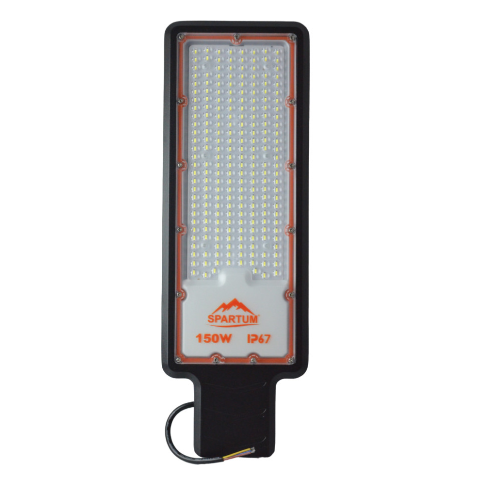 Светодиодный консольный светильник кобра SPARTUM AC110-265V/150W-15000lum IP67 (6500K) 465x156x26мм