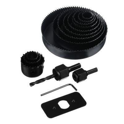 Набор пил кольцевых ЕРМАК (19-127мм), 17 предметов