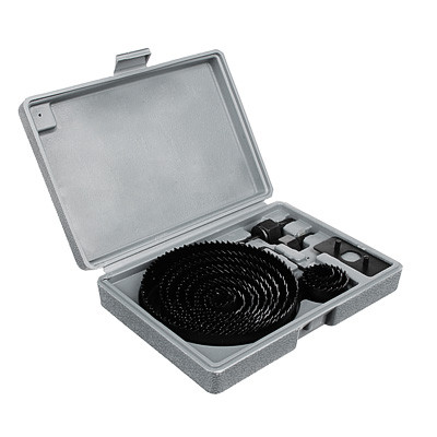 Набор пил кольцевых ЕРМАК (19-127мм), 17 предметов