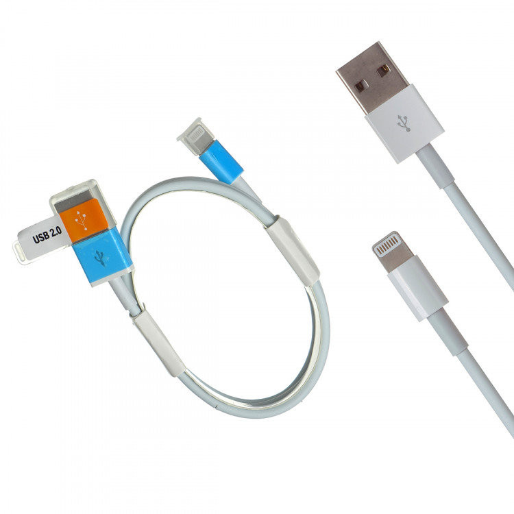 Кабель USB A16 Lightning 1m original FOXCONN (в paketike)