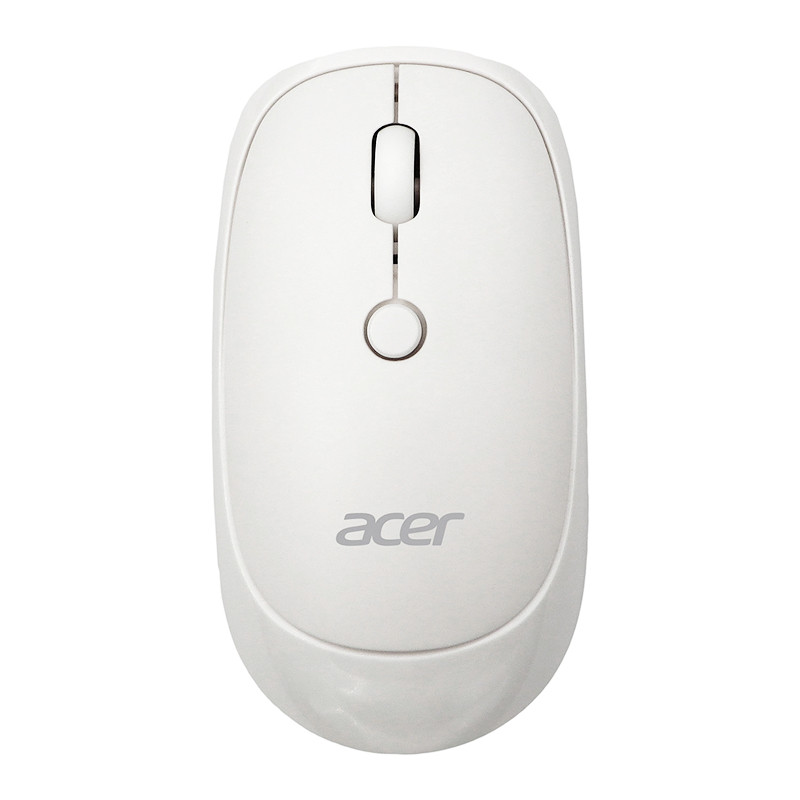Мышь беспроводная Acer OMR138 белый, 1600 dpi, радиоканал, USB, кнопки - 4