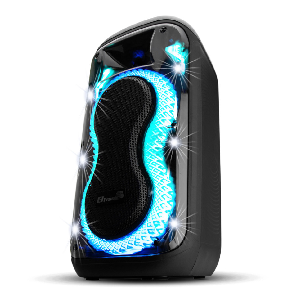 Портативная Bluetooth колонка 06" ELTRONIC 20-94 DANCE BOX 600, динамик 2шт/6.5", +2 микрофона, TWS