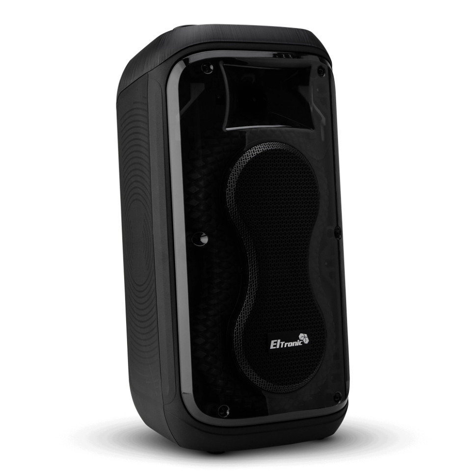 Портативная Bluetooth колонка 06" ELTRONIC 20-94 DANCE BOX 600, динамик 2шт/6.5", +2 микрофона, TWS