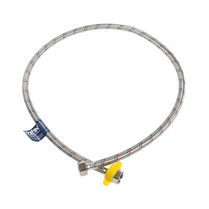 Подводка гибкая для воды ZEIN, 1/2", гайка-гайка, 100 см, с ключом для монтажа 6947373