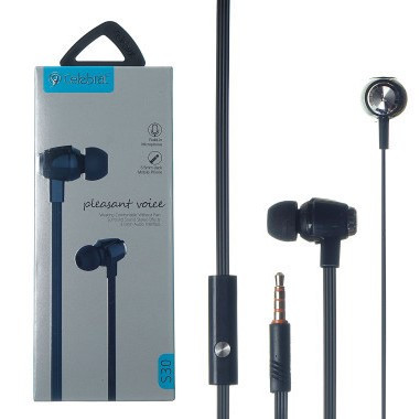 Наушники проводные с микрофоном Celebrat G9 (S30)  {Black}