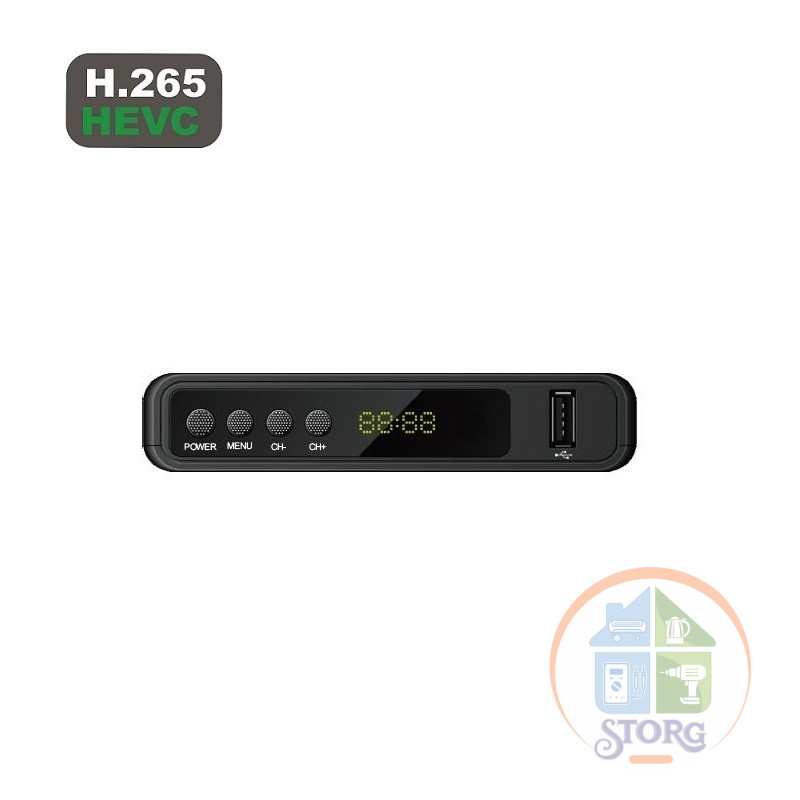 Приемник цифровой комбинированный DVS 2211 (DVB-T2, DVB-C, H.265) поддержка Dolby Digital
