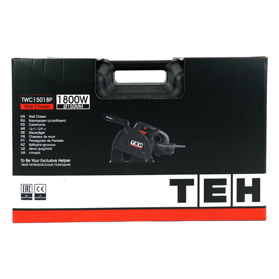 Бороздодел TEH TWC15018P, 1800Вт, 220В, диск 150мм, посад.d22.2мм, плавный пуск