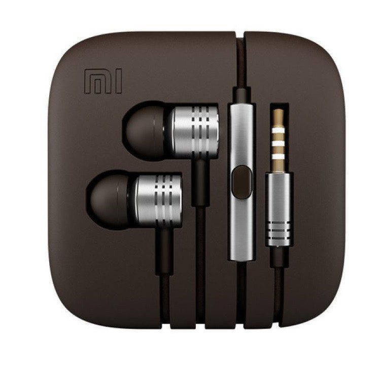 Внутриканальный наушник Xiaomi MI Metall (с гарнитурой) {silver}