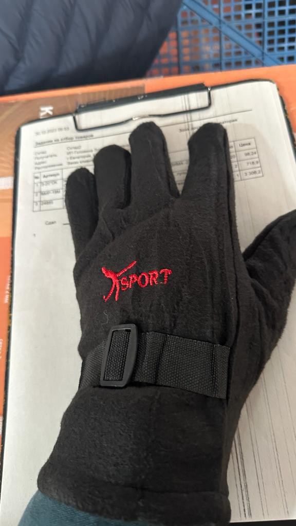 Перчатки пара S-TORG ФЛИС ОСОБОПРОЧНЫЕ УТЕПЛЕННЫЕ до -30°С ЧЕРНЫЕ ( Универсальный размер )