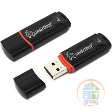 USB флэш-накопитель 8GB SmartBuy Crown черный USB2.0