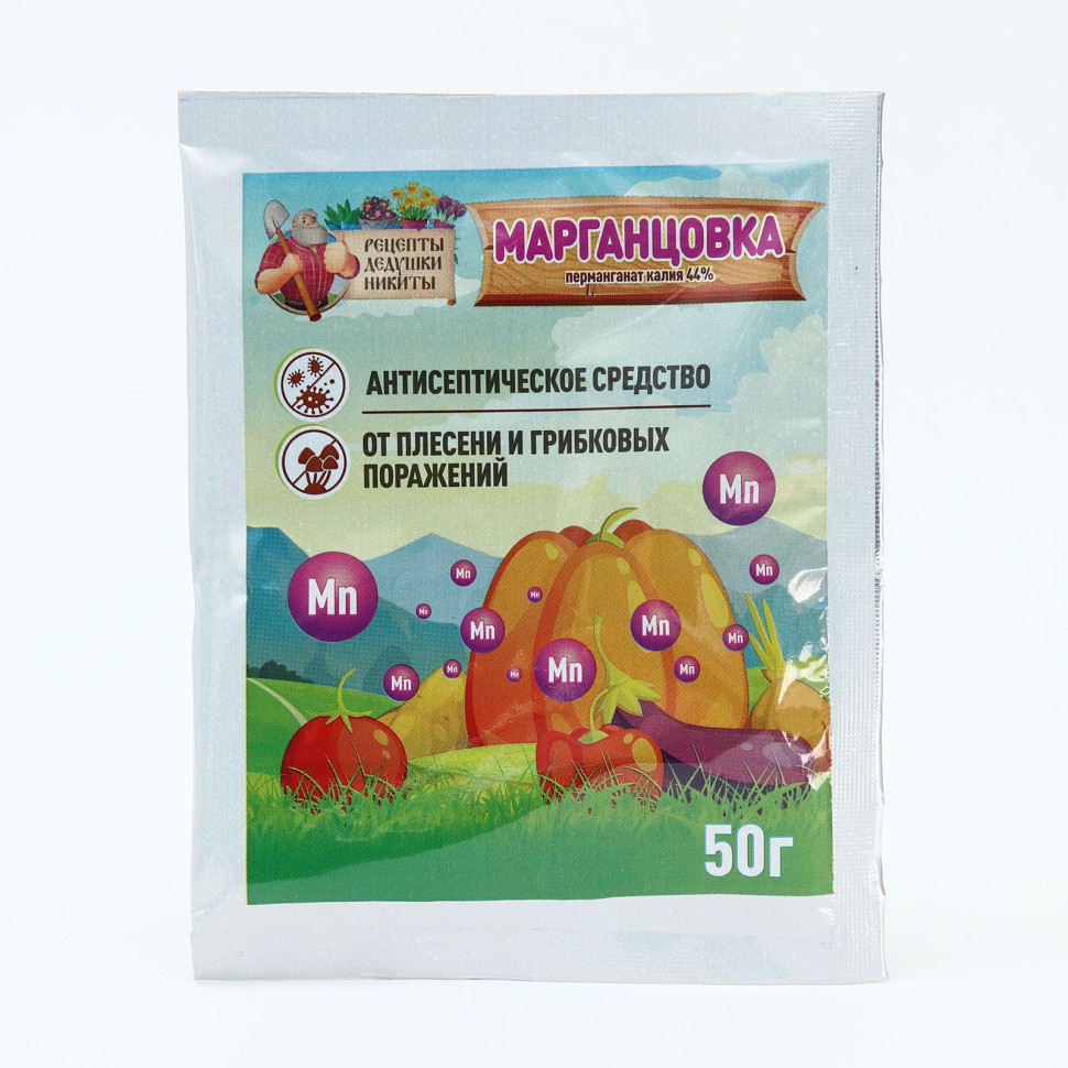 Марганцовка 44%, 50 гр, Рецепты Дедушки Никиты  9754937