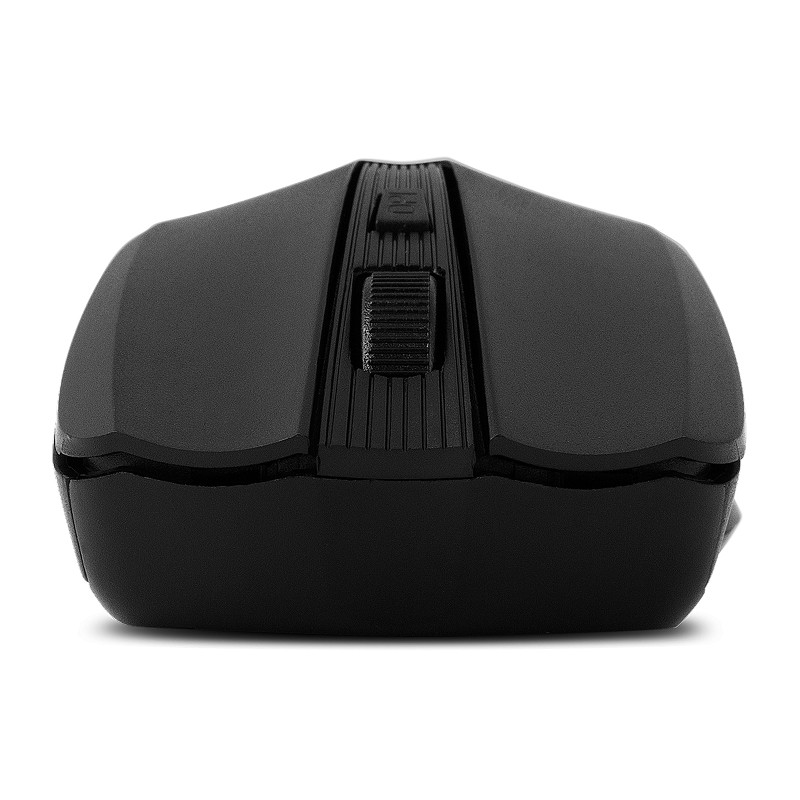 Мышь беспроводная SVEN RX-400W черный, 1400 dpi, радиоканал, USB, кнопки - 4