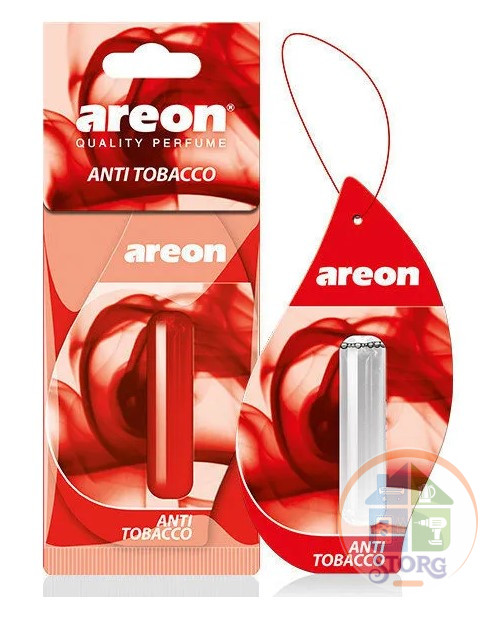 Ароматизаторы для автомобиля "AREON  LIQUID" 5 ml/ Anti Tobacco