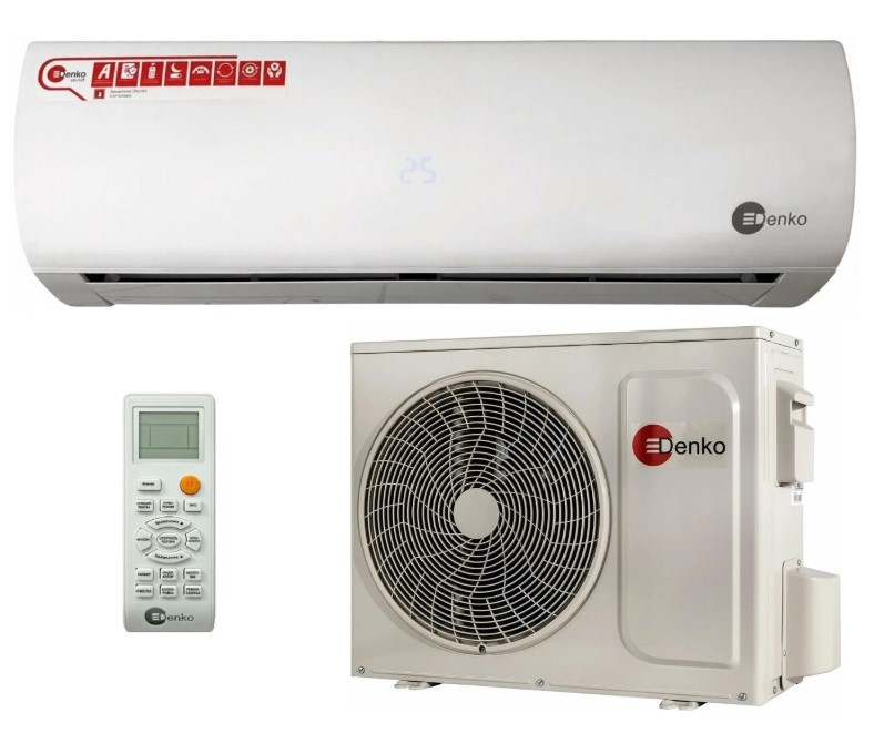 Кондиционер инверторный Denko DECH-09inv ( 27м² ) от-15°до 43°С компр.LAMDA (JAPAN Brand) Кондиционер инверторный Denko DECH-09inv ( 27м² ) от-15°до 43°С компр.LAMDA (JAPAN Brand)