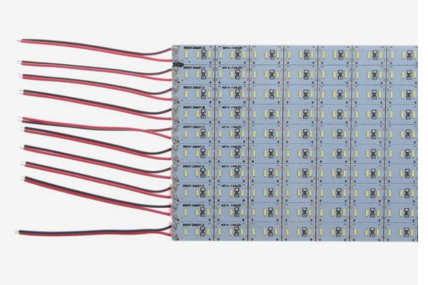 Светильник линейка 1 метр 23 Вт, 3300 Лм, SMD4014, 144 Led, 6500 K, 12 В, клеевая основа 2541869