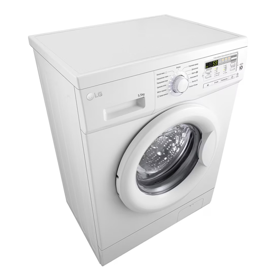Стиральная машина LG F10B8MD Белый, 5.5кг, инверт. мотор с прямым приводом, 13 прог., 60х85х44см Стиральная машина LG F10B8MD Белый, 5.5кг, инверт. мотор с прямым приводом, 13 прог., 60х85х44см