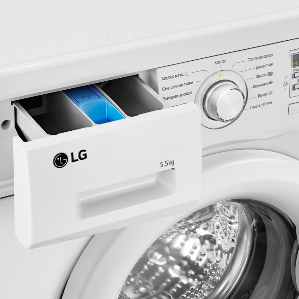 Стиральная машина LG F10B8MD Белый, 5.5кг, инверт. мотор с прямым приводом, 13 прог., 60х85х44см Стиральная машина LG F10B8MD Белый, 5.5кг, инверт. мотор с прямым приводом, 13 прог., 60х85х44см