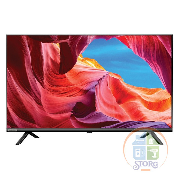 43" Телевизор Hyundai H-LED43ET4100 чёрный 1920x1080, Full HD, Frameless, 60 Гц, DVB-T, DVB-T2, DVB-C, DVB-S, DVB-S2, HDMI, USB