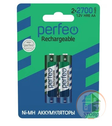 Аккумулятор Perfeo AA2700mAh/2BL