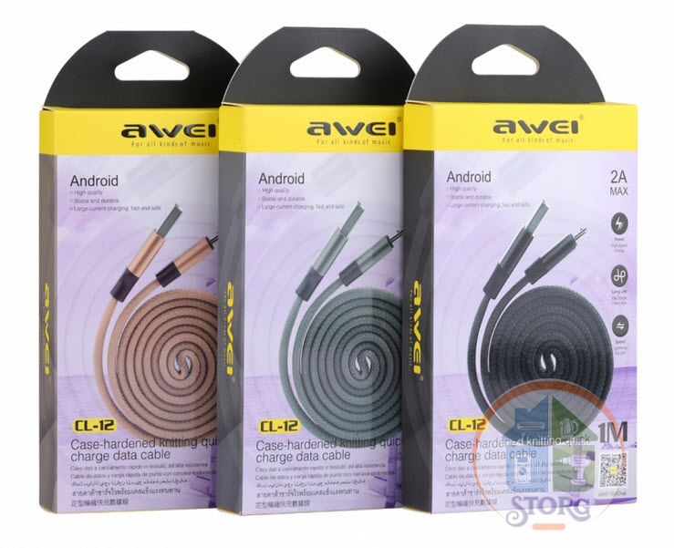 USB Кабель Awei CL-12 Micro Black