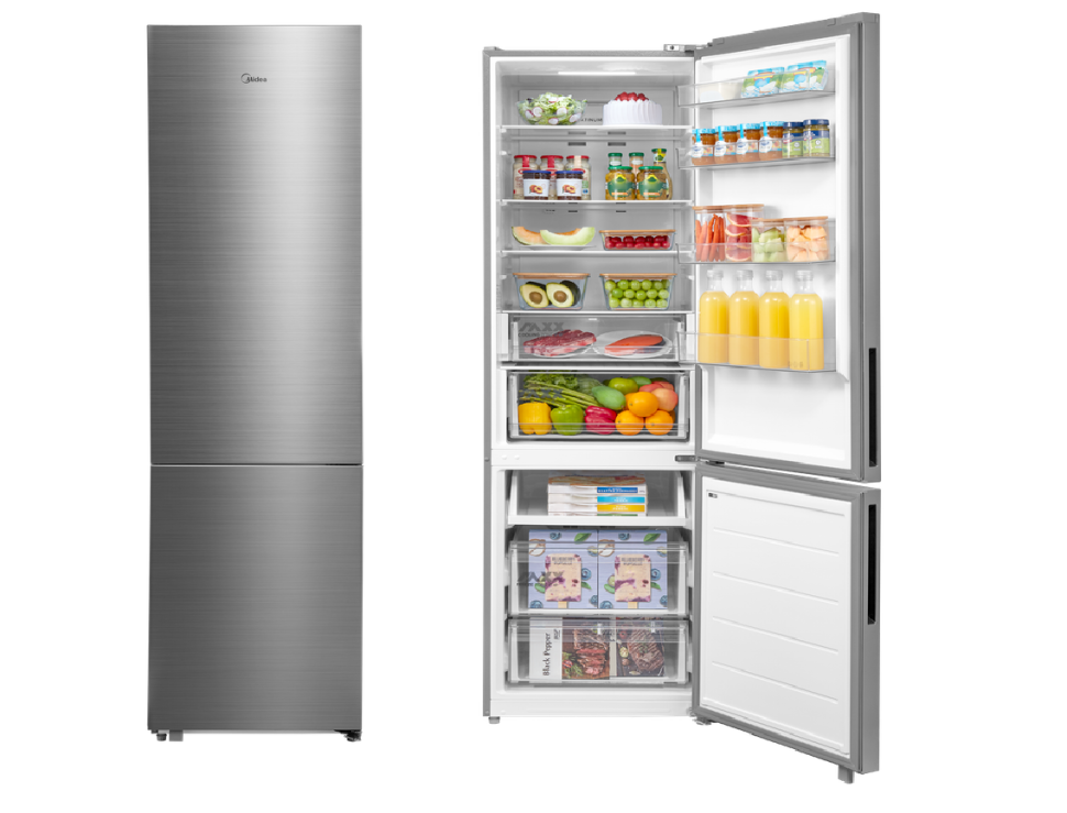 Холодильник Midea MDRB600MMF46 нерж. сталь, No Frost, Общ.466л, Инверторн. компрес., 201х59,5х67см