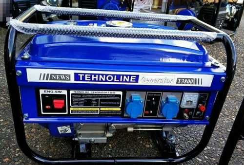 Генератор бензиновый Tehnoline T3800 (3.0/3.3 кВт ручн.старт) Генератор бензиновый Tehnoline T3800 (3.0/3.3 кВт ручн.старт)