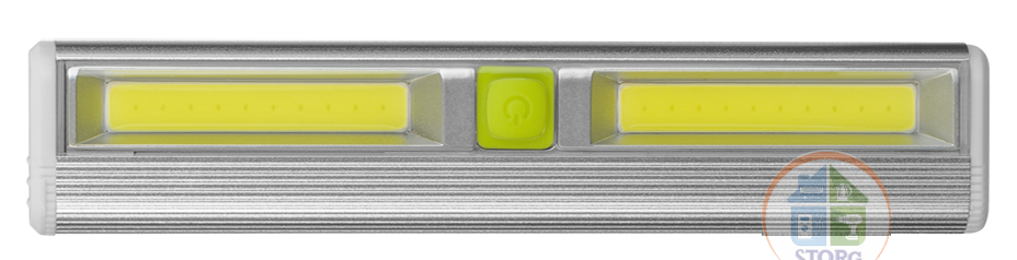 Светодиодный фонарь-подсветка из анодированного алюминия Pushlight, COB 7 Вт, бат. 3xAAA, REV Ritter