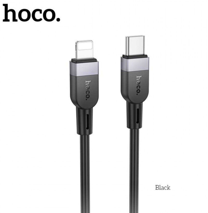 Кабель HOCO X109 PD 27W Type-C - Apple lightning 100см 3A  (black)