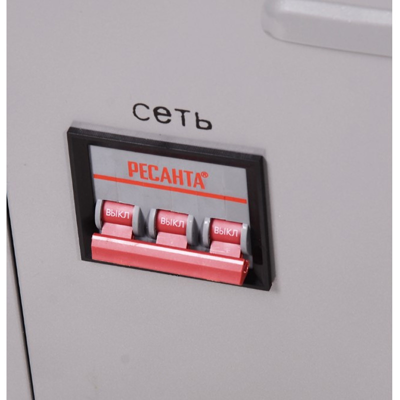 Стабилизатор напряжения релейный Ресанта АСН-30000/3-Ц (30000ВА, 240-450В, трехфазный, IP20, Серый)