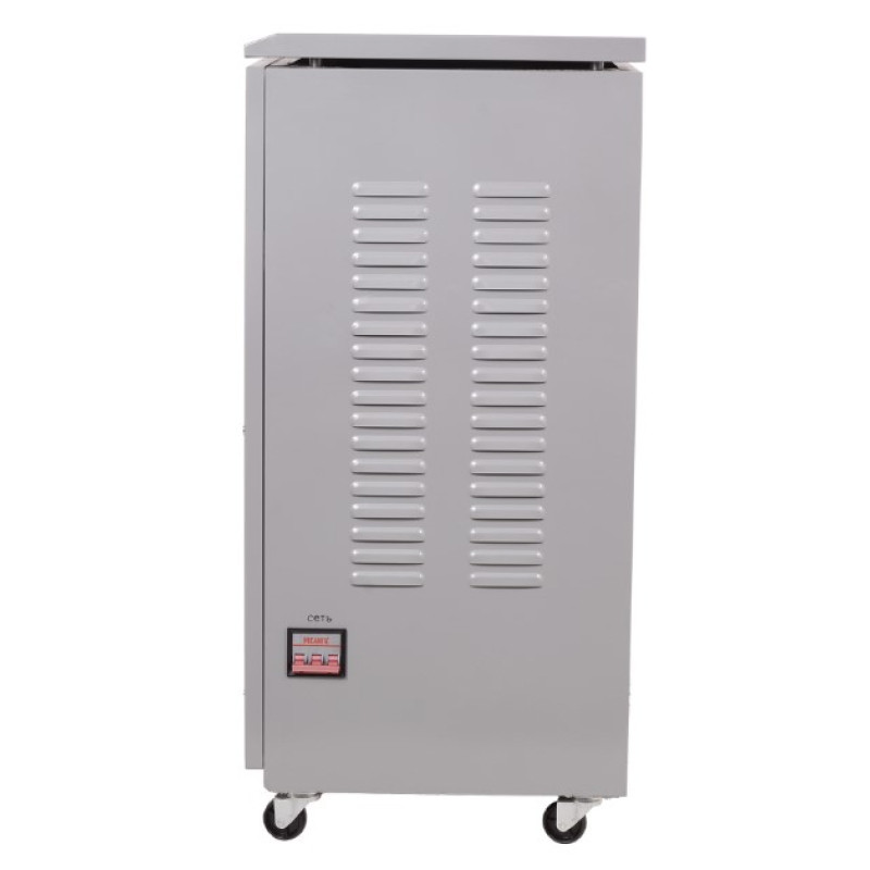 Стабилизатор напряжения релейный Ресанта АСН-30000/3-Ц (30000ВА, 240-450В, трехфазный, IP20, Серый)