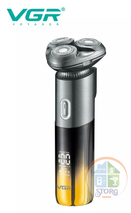 Электробритва VGR V-392 Professional IPX7, 200мин, 3D головки