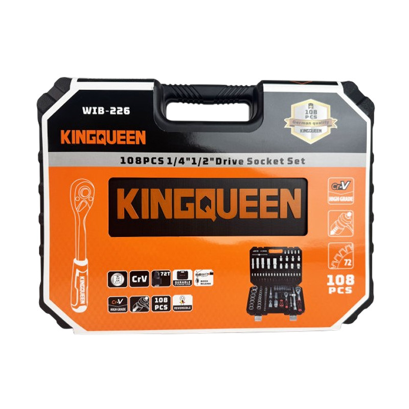 Набор инструментов профессиональный KINGQUEEN WIB-226, 108 пред, 72 зуба
