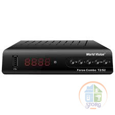 Спутниковый+T2 тюнер World Vision Foros Ultra LAN GX6605S  T2/S2