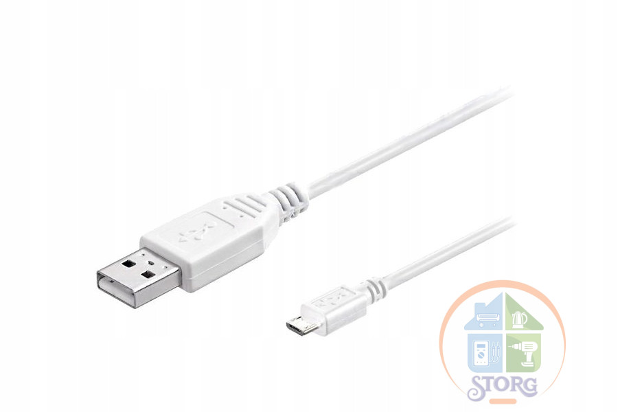 Кабель USB-A гнездо - USB-микро(micro) B штекер 0.15 м (в ПЭ упаковке) APH-458-0.15