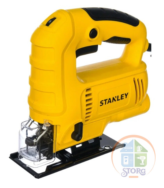 Лобзик электрический STANLEY SJ 60-RU, 600Вт, 500-3000ходов/мин, ход пилки 19мм, глуб.пропила дер./алюм/цв.метал./стали, 75мм,10мм,6мм,6мм, маятн.ход, плав.пуск,рег.част.хода, рег.маят.хода 4 ступени.