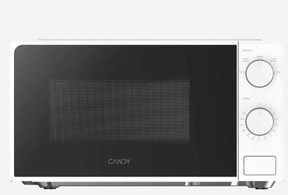 Микроволновая печь Candy CMWO-MM207WA белый, 20 л, 700 Вт, переключатели - поворотный механизм