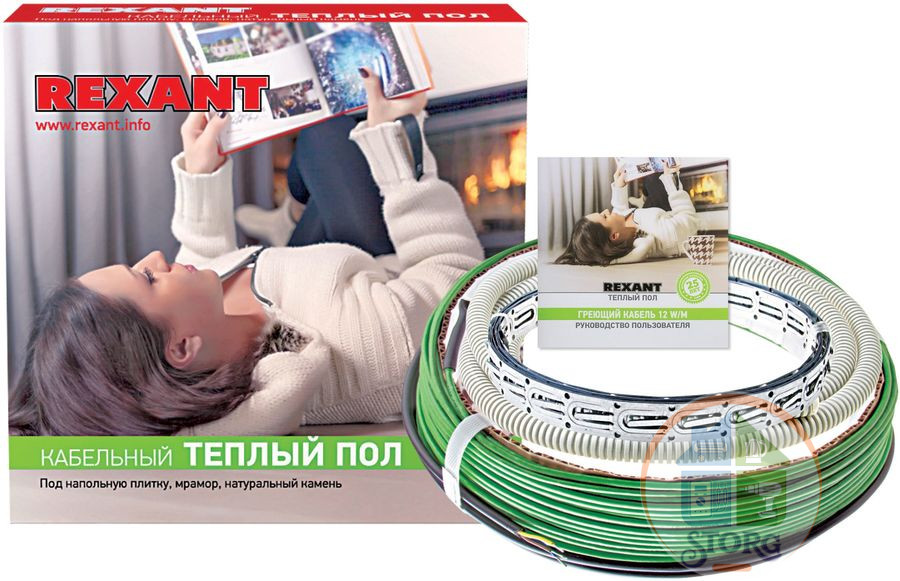 Теплый пол RNB -30-370 (370Вт/30м/ S обогрева, м2: 2,0-3,0) (двух жильный) REXANT