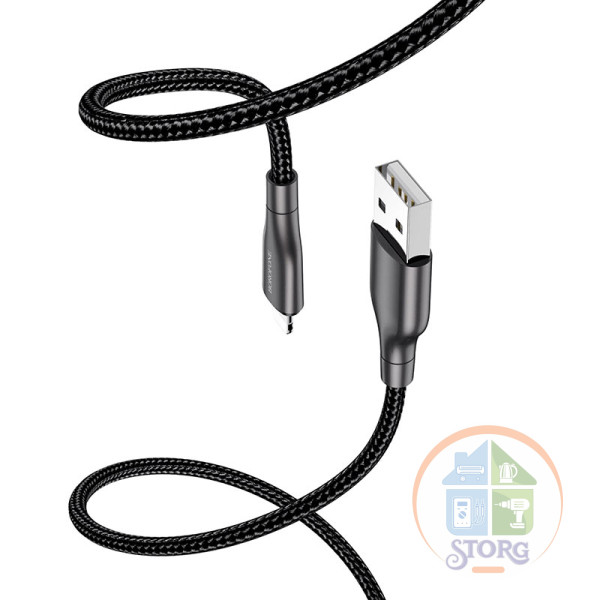 USB кабель BOROFONE BX54 Ultra bright Type-C 1м (чёрный)