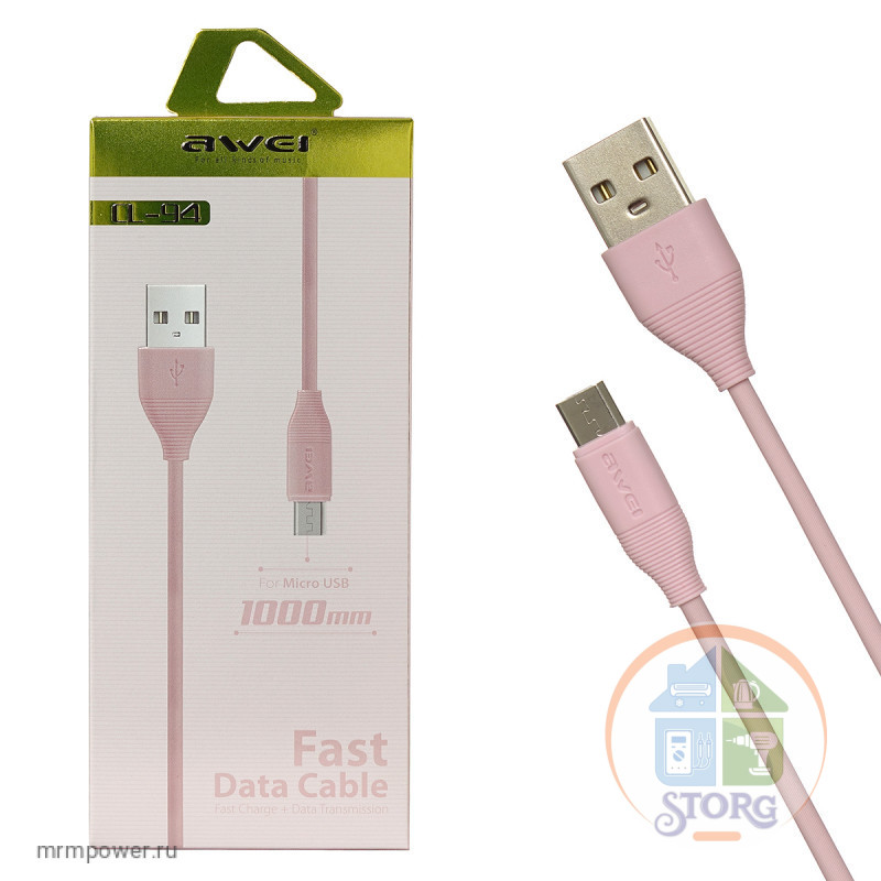 USB Кабель Awei CL-940 lighting (Gold)